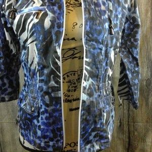 Spartelle Sz Small Artsy Animal Jacket Top